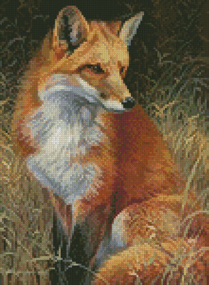 Mini Red Fox Painting - #14356-CYP
