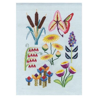 DMC Botanical Waterside Cross Stitch Kit