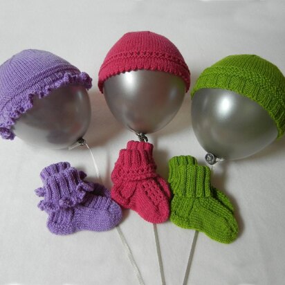So Sweet Mix and Match Baby Hats and Booties