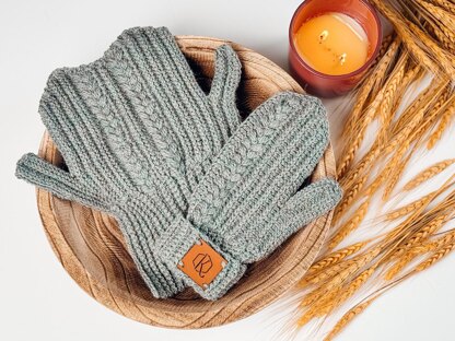 Autumn Wheat Mittens