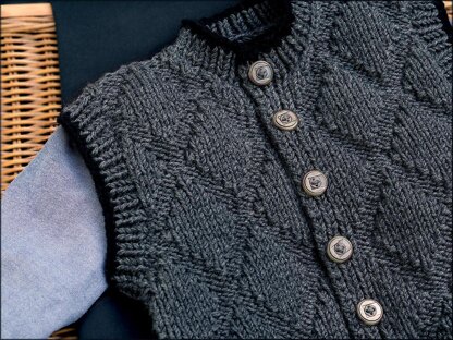 Hebden Gilet Jacket Knitting Pattern