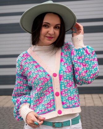 Ones and Zeroes Cardigan