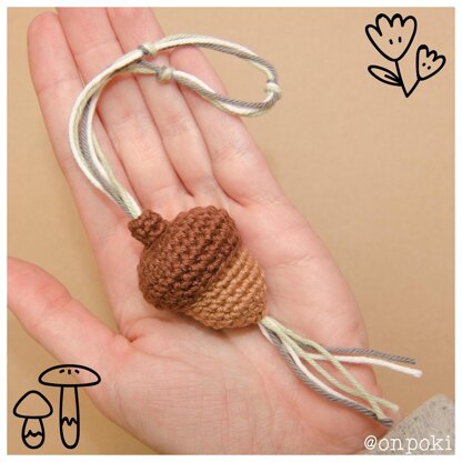 Acorn charm