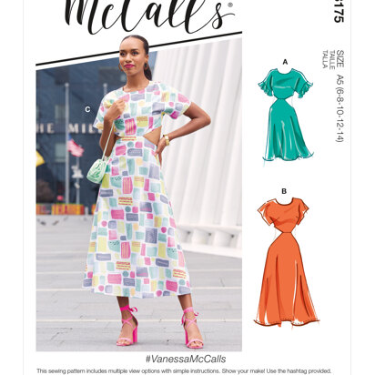 McCall's Misses' Dresses M8175 - Sewing Pattern