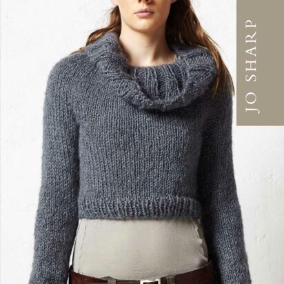 Cropped Yoke Sweater