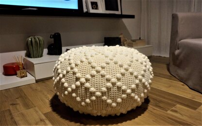 Crochet Rombo Pouf Small and Middle Size