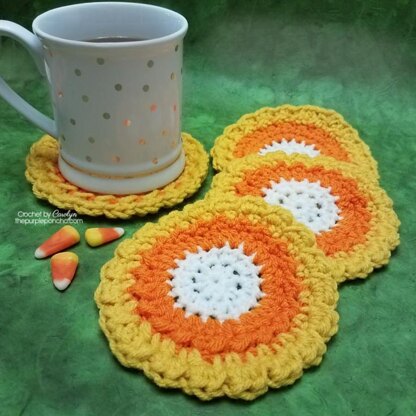 Candy Corn Coasters