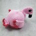 Rosy the Flamingo Scrubby Amigurumi