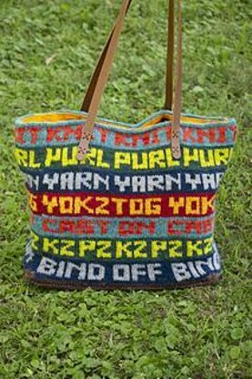 Knitwords Tote Bag