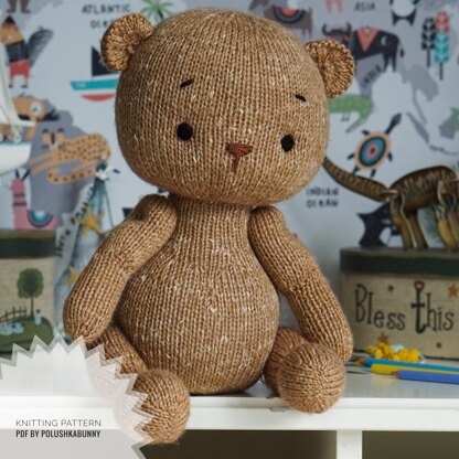 Knit in the round Bear