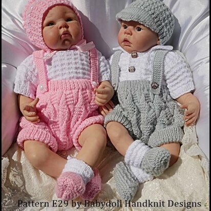 Traditional Shorts & Shirt Set 16-22” dolls/newborn/0-3m baby