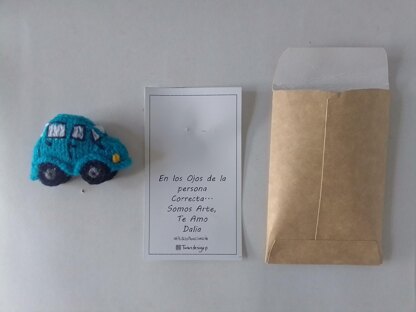 Postcards for the heart "Mini Volkswagen"