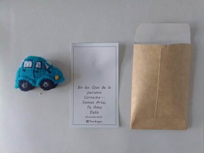 Postcards for the heart "Mini Volkswagen"