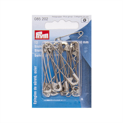 Prym Safety Pins No. 3 50mm Silver-Coloured