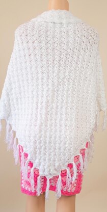 Cluster C2C Poncho crochet pattern