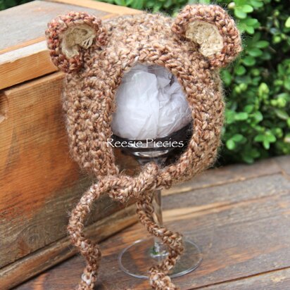 Tiny Teddy and Bonnet Set