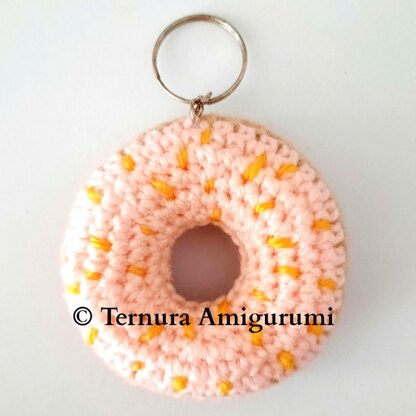 Donut keychain