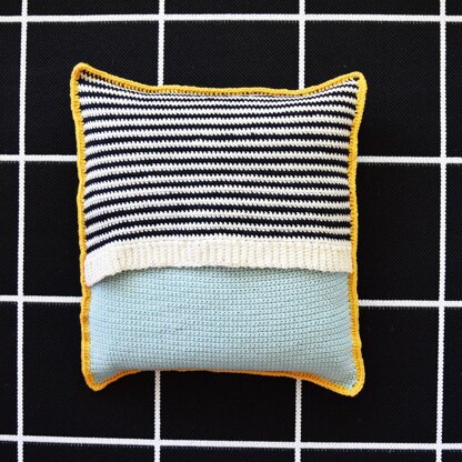 Radical Rays Crochet Pillow