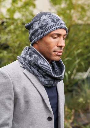 Shoal Cowl in Rowan Denim Revive - ZB296-00011-FR - Downloadable PDF