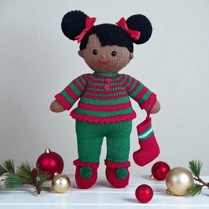 Christmas Eve Pj's, Lilly and May dolls