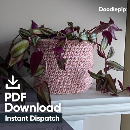 Easy Crochet Plant Pot/ Basket