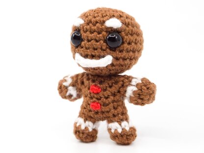 Mini Noso Gingerbread Man Crochet Pattern