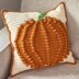 Bobble Stitch Pumpkin Pillow