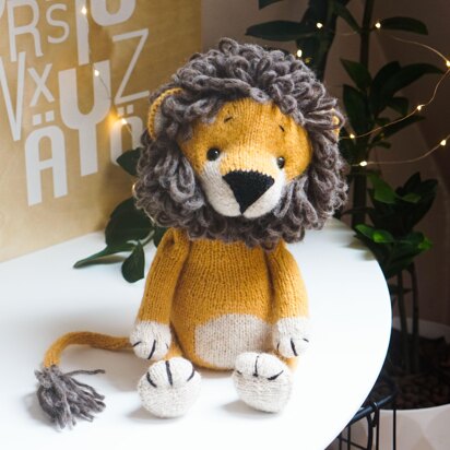 Knitting Lion Toy Pattern