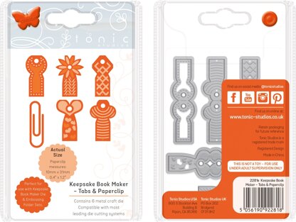 Tonic Studios Dies - Tabs & Paperclips