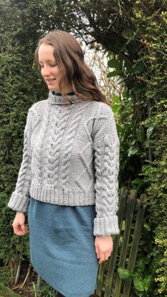 Rosemary Cable Aran Sweater