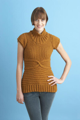 Ginger Sweater in Lion Brand Wool-Ease Chunky - 80928AD