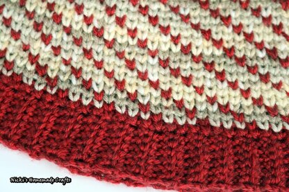 Swirly Heart Hat