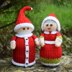 Santa Claus & Mrs Claus Doll Knitting Pattern - Toy Knitting Pattern