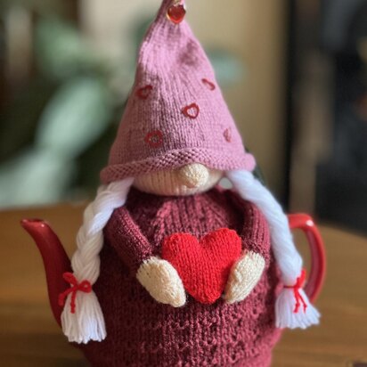 Miss Valentine Gonk Tea CosyMiss Valentine Gonk tea cosy