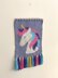 Unicorn wall hanging intarsia crochet pattern tapestry