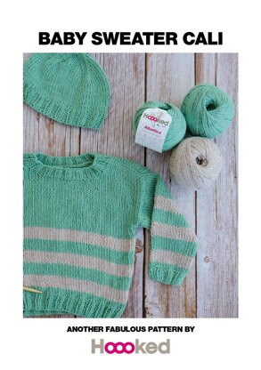 Baby Sweater Cali in Hoooked Atlantica - Downloadable PDF