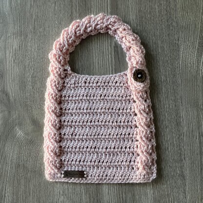 Lola Cabled Baby Bib