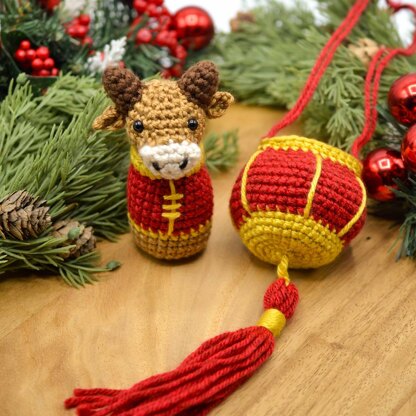 Lunar New Year Lantern Ox