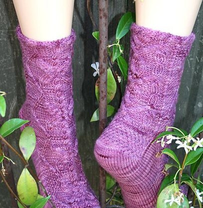 Butterfly Garden Socks