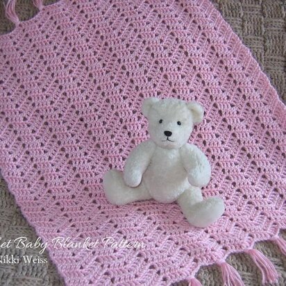 Simply Soft Crochet Car Seat Baby Blanket