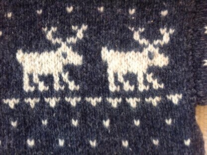 #01 Sheep & Reindeer Sweaters- child's sweaters