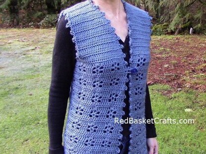 Petal Vest - Easy Double Crochet