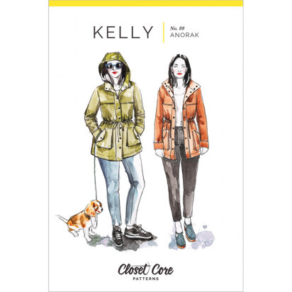 Closet Core Patterns Kelly Anorak CCP09 - Sewing Pattern