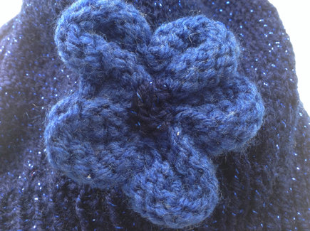 Knitted Flower Tutorial #2