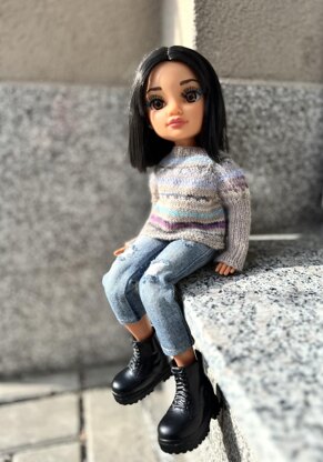 Sweater Striped Party for Ruby Red