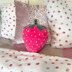 Crochet Strawberry Pillow