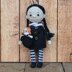 Сrochet miniature gothic doll