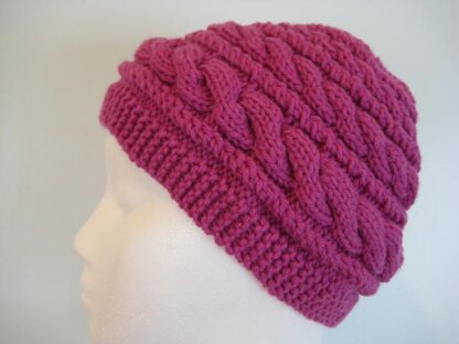 Sideways Cabled Hat
