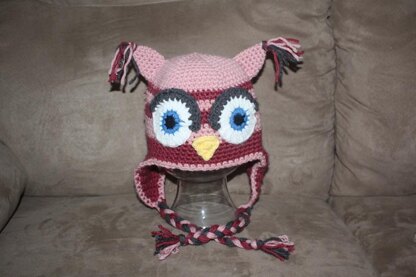 Striped Owl Hat Pattern