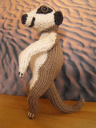 The Meerkat Family toy knitting pattern